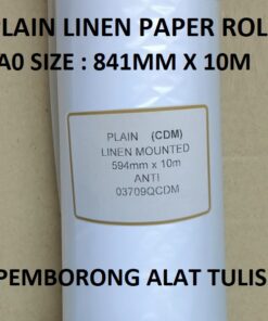 A0 PLAIN LINEN PAPER ROLL 841MM X 10M
