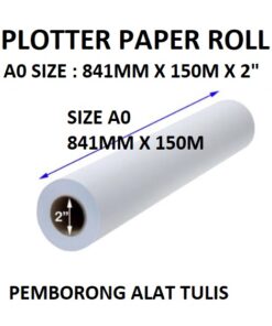 PLOTTER PAPER ROLL A0 SIZE 841MM X 150M X 2"