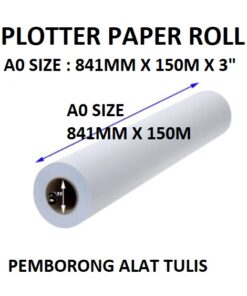 PLOTTER PAPER ROLL A0 SIZE 841MM X 150MM X 3"