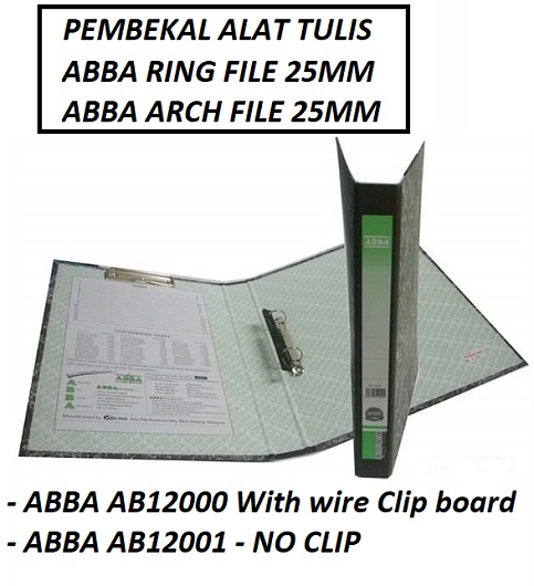 ABBA ARCH FILE 25MM | ABBA RING FILE 25MM