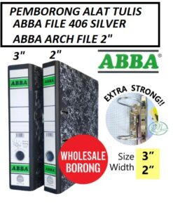 ABBA ARCH FILE 2" | ABBA FILE 406 SILVER