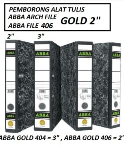 ABBA ARCH FILE GOLD 2″ | ABBA ARCH FILE 406 GOLD