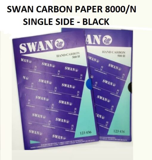 SWAN SINGLE SIDE BLACK CARBON PAPER 8000/N