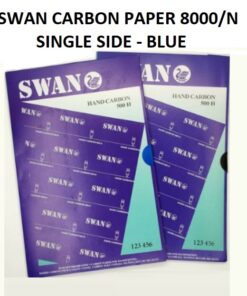 SWAN SINGLE SIDE BLUE CARBON PAPER 8000/N