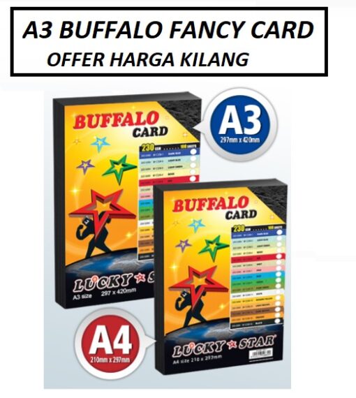 A3 BUFFALO FANCY CARD 230GSM