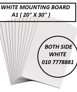 WHITE MOUNTING BOARD A1