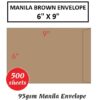 MANILA BROWN ENVELOPE A5 SIZE 6
