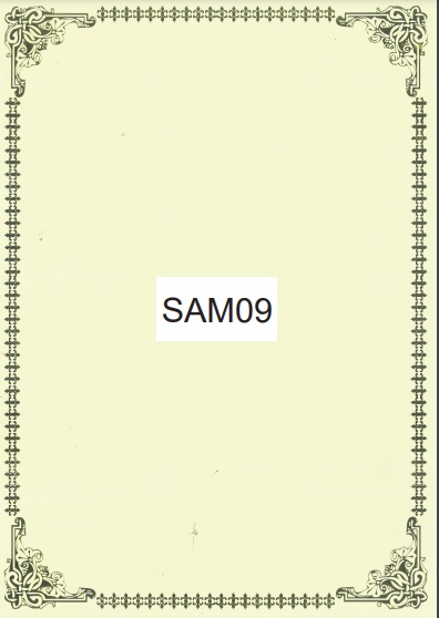A4 CERTIFICATE PAPER SAM09