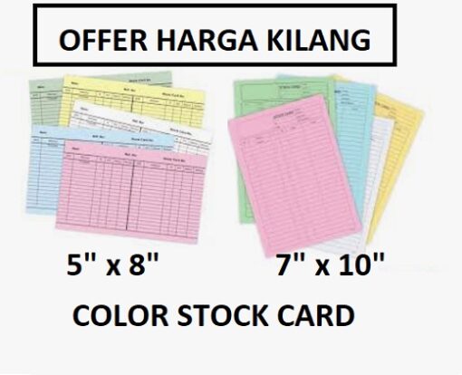 COLOR STOCK CARD
