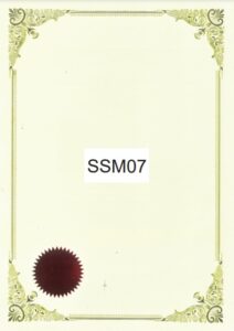 A4 CERTIFICATE PAPER WITH COMMON SEAL SSM07