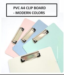 A4 PVC CLIP BOARD