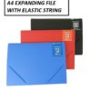 A4 EXPANDING FILE WITH ELASTIC STRING