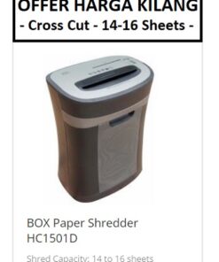 BOX HC1501D HEAVY DUTY PAPER SHREDDER