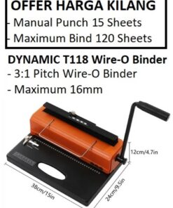 DYNAMIC T118 WIRE-O BINDING MACHINE