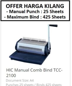 HIC TCC2100 BINDING MACHINE