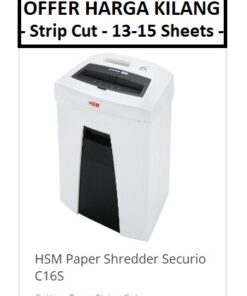 HSM SECURIO C16S PAPER SHREDDER