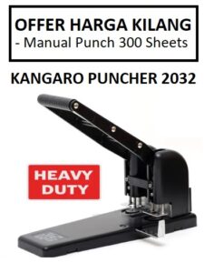 KANGARO 2032 HEAVY DUTY PUNCHER 300 SHEETS