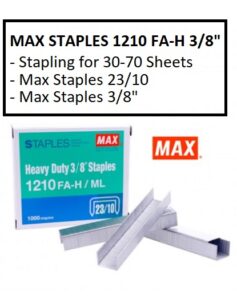 MAX STAPLES BULLET 1210 FA-H 3/8" 