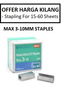 MAX STAPLES 3-10MM HEAVY DUTY 3/8" 