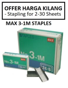 MAX STAPLES BULLET 3-1M 24/6