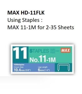 MAX HD-11FLK BULLET STAPLES