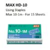 MAX HD10 STAPLES