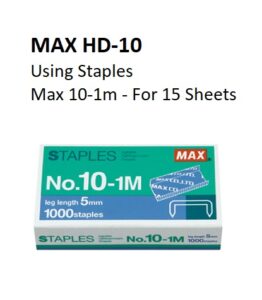 MAX HD10 STAPLES