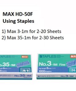 MAX HD-50F STAPLES
