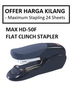 MAX HD-50F FLAT CLINCH STAPLER