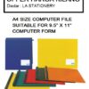 COMPUTER FILE A4/A3