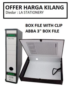 ABBA BOX FILE 3" 