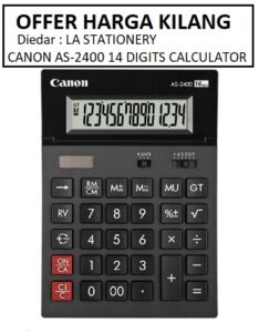 14 DIGITS CALCULATOR CANON AS-2400