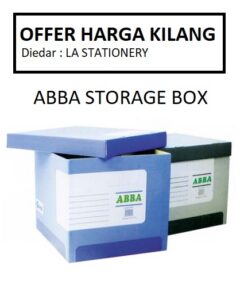 ABBA STORAGE BOX / EMPTY CARTON BOX