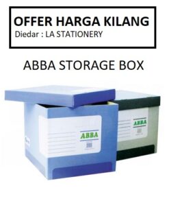 ABBA STORAGE BOX / EMPTY CARTON BOX