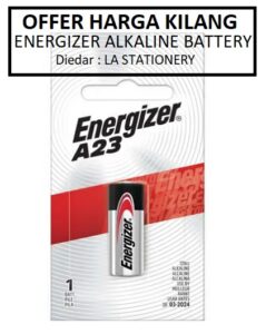 ENERGIZER A23 12V ALKALINE BATTERY