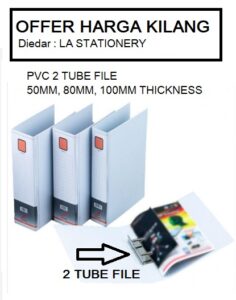 PVC 2 TUBE FILE 50MM/80MM/100MM