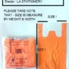 PLASTIC BAG WITH HANDLE/ T SHIRT PLASTIC BAG