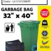 HDPE PLASTIC GARBAGE BAG 32