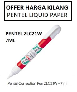PENTEL CORRECTION PEN LIQUID PAPER ZLC21W