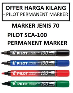 PILOT SCA-100 PERMANENT MARKER