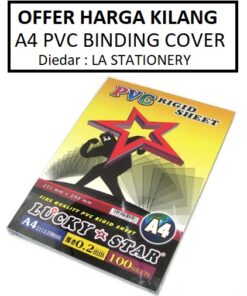 A4/A3 PVC BINDING COVER RIGIT SHEETS