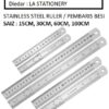 STAINLESS STEEL METAL RULER 15CM/30CM/60CM/100CM