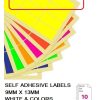 SELF ADHESIVE LABEL 13MM X 19MM