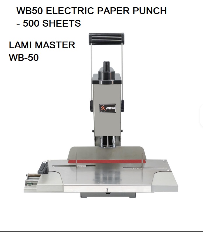 LAMI MASTER WB-50 ELECTRIC PAPER PUNCHER