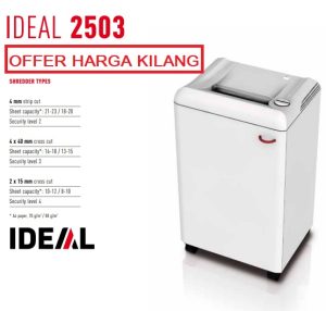 IDEAL 2503C PAPER SHREDDER