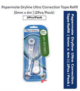 PAPERMATE DRYLINE ULTRA CORRECTION TAPE REFILL
