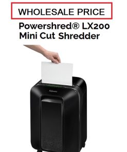 FELLOWES POWERSHRED LX200 PAPER SHREDDER