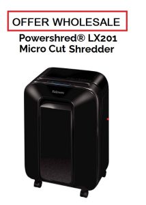 FELLOWES POWERSHRED LX201 PAPER SHREDDER
