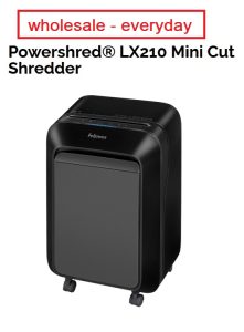 FELLOWES POWERSHRED LX210 PAPER SHREDDER