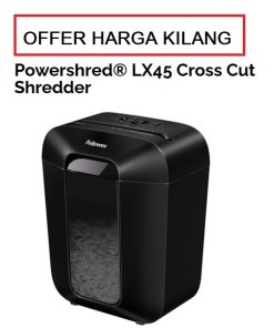 FELLOWES POWERSHRED LX45 PAPER SHREDDER